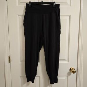 Athleta Venice High Rise Jogger Pants In Black Size Large